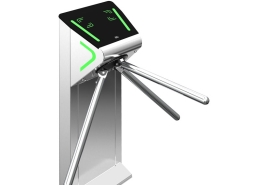 Onyx-S Tripod Turnstile with a compact foot print