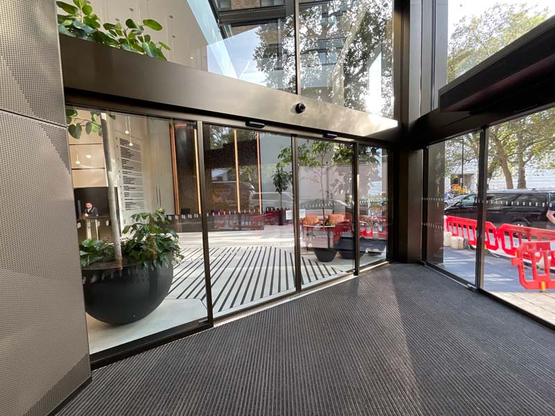ACE Installed Thermcord automatic sliding doors in London